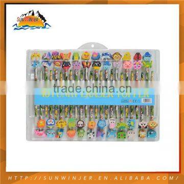 Environmental Cheap Promotional Hot Sale Unique Design Strip Hb Pencil