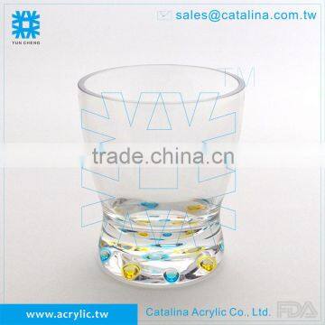 3D Bubble Pattern Tumbler, Mug cups Acrylic Bathroom Accessories