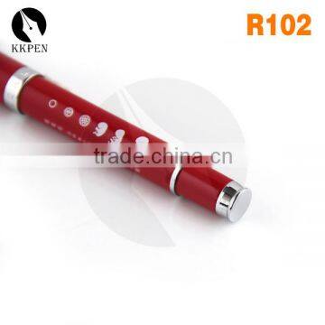 KKPEN Metal Material Red Bright Chrome Office & School Pen