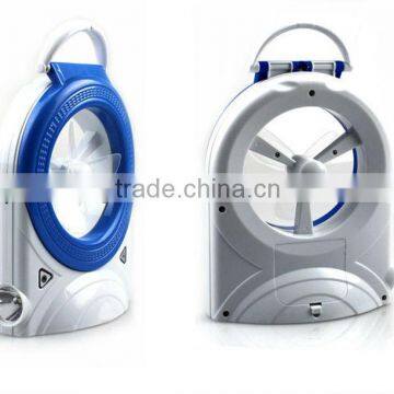 recharging two-purpose multifunctional emergency fan