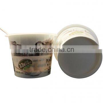 Hot selling container for promotion/ad take away reusable ice cream small spoon by flexo/ offset printing Chinese factory