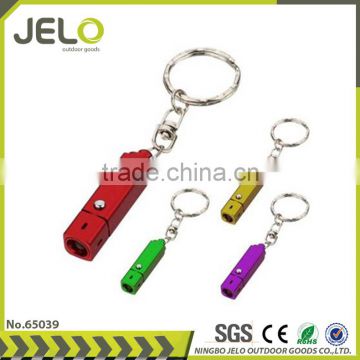 Ningbo JELO Hot Sales Promotion Torch Super Bright 1LED Keychain Light Cheaper Keylight Gift Flashlight