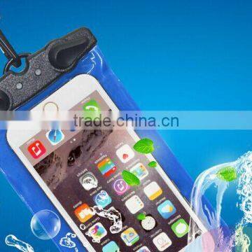 Hot new products waterproof cell phone cases, mobile phone PVC waterproof bag for promotional gift