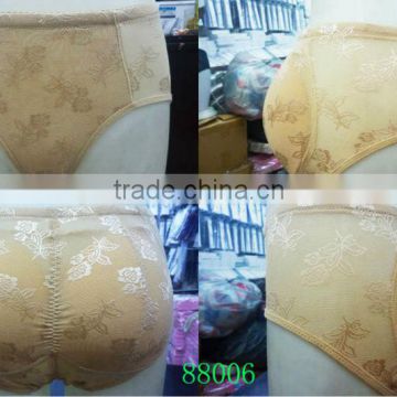 Low Rise plus hip Tracery Push up Panty with Cotton Padded pictures of girls in panties