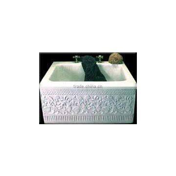 carved marble corner bathtubs