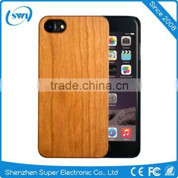 Mobile phone case factory custom wood cellphone case made by real wood case for iphone 7