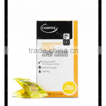 Comvita Lemon & Honey Lozenges 12 Lozenges