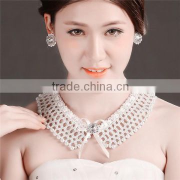 MYLOVE White pearl collar earring set fashion jewelry MLT011