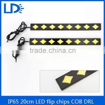 Hot sale auto drl cob flip chips led daytime running light Daylight Led