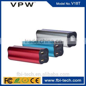 Portable RoHS aluminium case 4400mAh 6600mAh 8800mAh battery Power bank