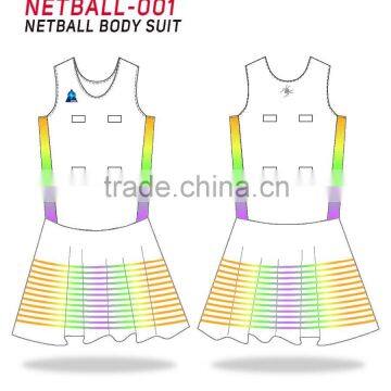 SPIDERSPORTS Cheap wholesale custom sublimation sport netball uniforms