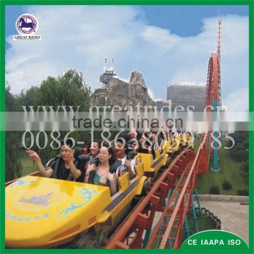 Amusement park exciting 6 rings roller coaster for sale