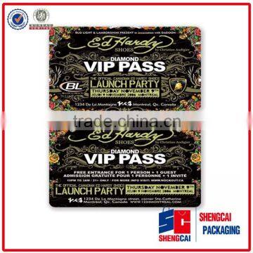 High quality custom design pvc plastic business vip card