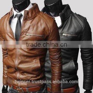 New Fashion Jacket for Men Slim Collar
