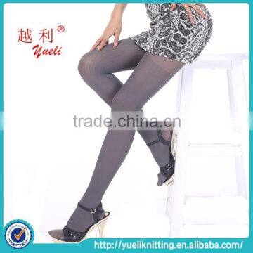 2015 japanese gray pantyhose sexy spring vertical stripe leggings nylon silk stockings