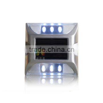 High quality aluminum solar power garden light white led road stud