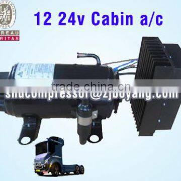 DC Powered Truck Air Conditioner 12V/24V DC Powered Truck Air Conditioner 24V DC vehicle cabin cab truck air conditioner Komp