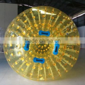 Hola yellow color zorb ball/zorb prices/cheap zorb balls