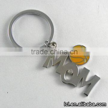 From china keychain with letters MOM, keychain metal maker wholesale