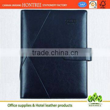 good design faux leather agenda notebook with logo