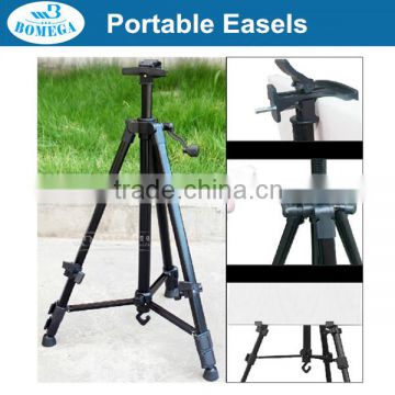 In stock 53-163cm folding metal easel drawing stand sketch metal easel cheap easel