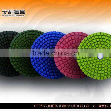 Resin Diamond Polishing Pad,Flexible Wet Polishing Disc