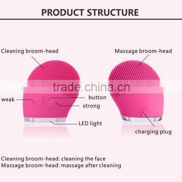 rechargeable wholesale facial brushes with CE