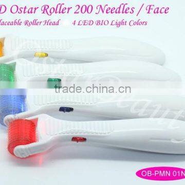 2016 NEW Dermaroller Led Therapy Photon Beauty Roller OB-PMN 01N