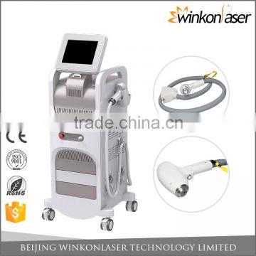 Less side effect effective 4 in 1 cooling 808 diode laser for hair removal