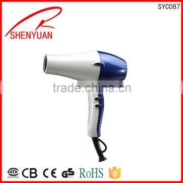 Hot-selling Fashion style hair drier Professional solon hair dryer hair beauty product Quiet and long life ionic ac motor 2200w