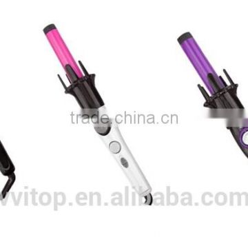 360 Degree Rotating automatic Ceramic electric hair styler curler