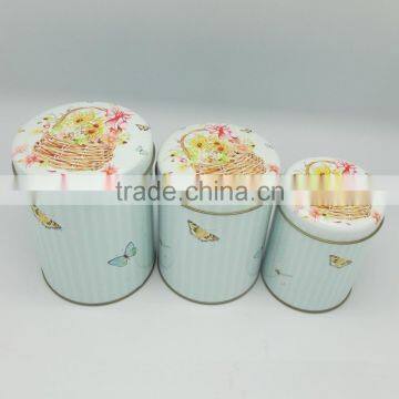 China Wholesale High Quality With 4C Color Printing Round Metal Biscuit Tin Box