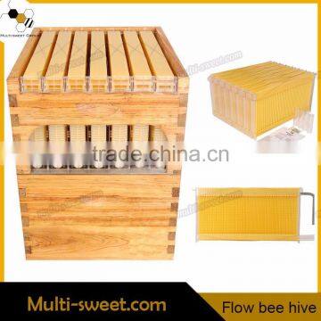 automatic honey self flow solid wooden bee hive/liquid honey flow boxes