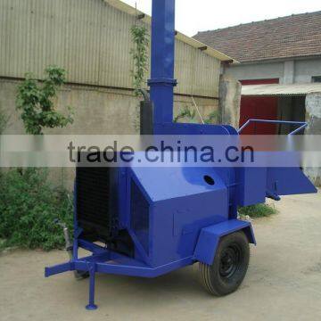 wood crusher with diesel engine Hydraulic feed system