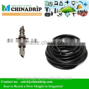 Drip irrigation 1/4" Barb Cross Fittings 4 Way