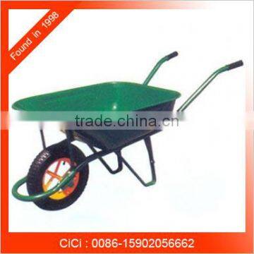 Guangzhou high quality wheel barrow direct factory with solid wheel, PU foam wheel