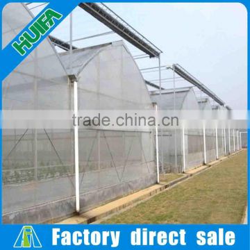 Agricultural anti-uv greenhouse tunnel with black shade net (direct manufactory )