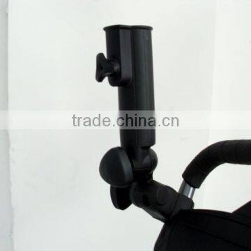 Golf Club Push Pull Bike Cart Buggy Trolley Umbrella Holder Stand