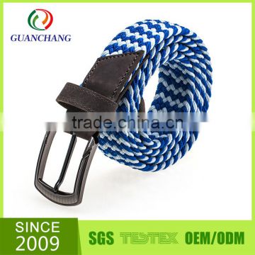 custom elastic fabric fashion belt for jeans