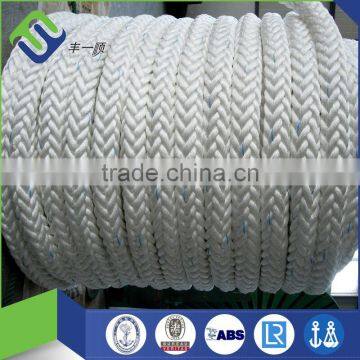 Braided 12 strand pp floating mooring rope for marine use