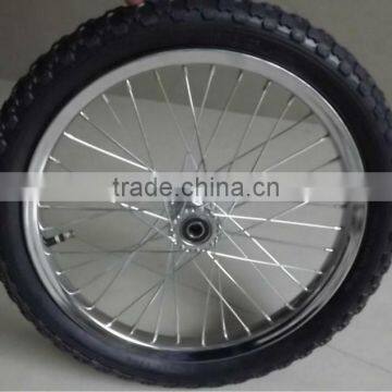 pneumatic wheels14X1.75 14" bicycle wheel