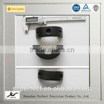 OEM CNC machining precision mechanical component black anodized aluminum parts