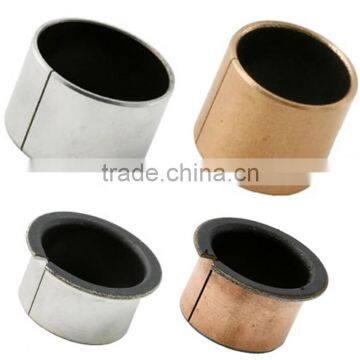 S-FZ PSM Sinter Bronze Bearings , Plain Bronze Sintered Bush , Cu663 10-10 Flanged PSMF Sintered Bronze Bushing photo-5