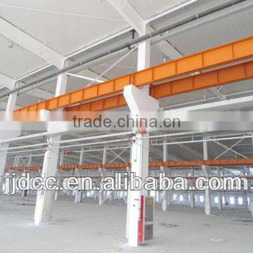 Prefab light metal frame workshop