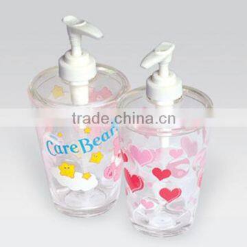 attractive clear plastic hand soap bottle on hot sale