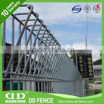 Welded Triangle Top Fencing/ Factory Sale Roll Top Fence /Roll Top Fence For Playground