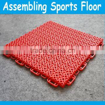 portable modular assembling sports floor