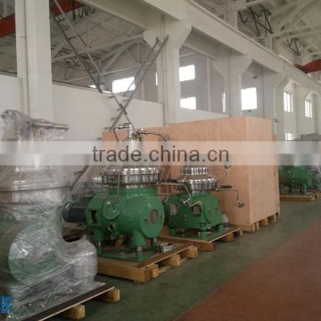 Continuous work automated centrifuge, automatic discharge disc centrifuge