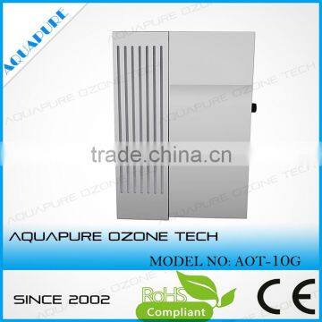 Commercial settable manual control ozone disinfector