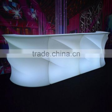 Commercial LED Plastic Bar Counters / Outdoor Movable Bar Counter